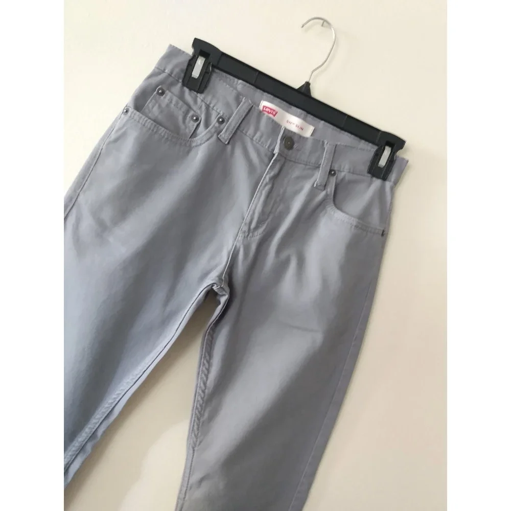 Levi's 511 Boys 14R Slim Denim Jeans Gray